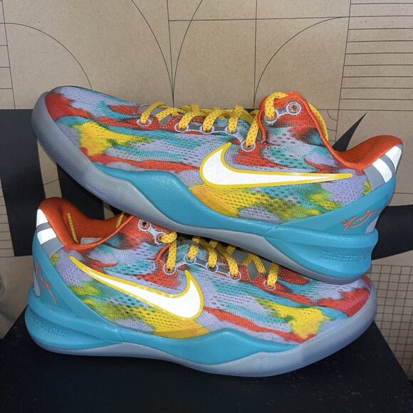 NEW Kobe 8 GS "Venice Beach"- Kids Size 4.5Y Womens Size 6 - HF7319 001 - Picture 4 of 7